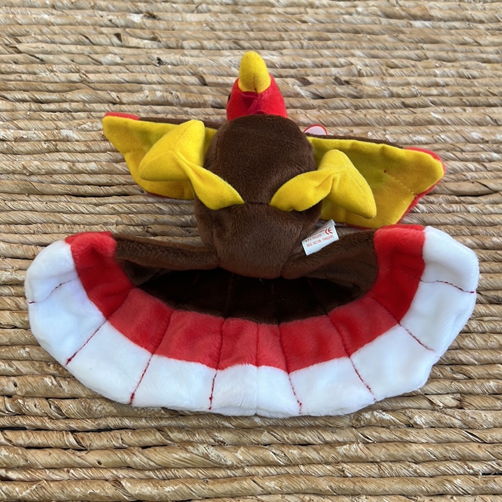 🦃 TY Beanie Baby "Original" GOBBLES the Turkey. Rare / Retired. Vintage. NWT. - Picture 8 of 8